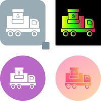 Fuel Truck Icon Design vector