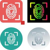 Fingerprint Icon Design vector