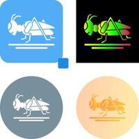 Grasshopper Icon Design vector
