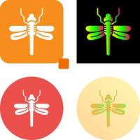 Dragonfly Icon Design vector