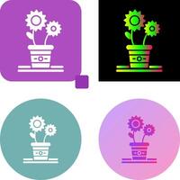 Flowers Icon Design vector