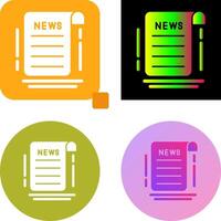 News Icon Design vector