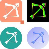 Crossbow Icon Design vector