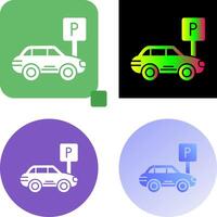 Parking Icon Design vector