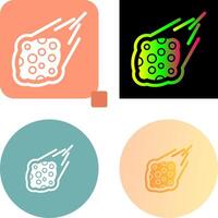 Meteorite Icon Design vector