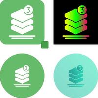 Layers Icon Design vector