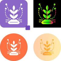 Irrigation System Icon Design vector