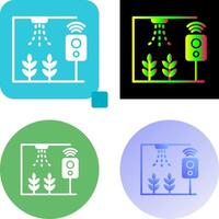 Smart Farm Icon Design vector