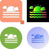 Sea Icon Design vector