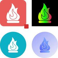 Fire Icon Design vector