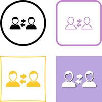 Unique Consulting Services Icon Design vector