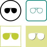 único lentes icono diseño vector