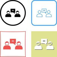 Customer Engagement Icon Design vector