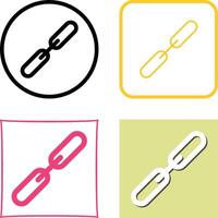 Link Building Icon Design vector