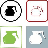 Coffee Pot Icon Design vector