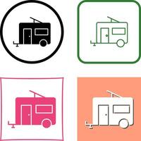 Trailer Icon Design vector