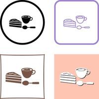 Coffee Served Icon Design vector
