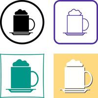 capuchino icono diseño vector