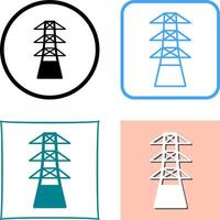 Unique Tower Icon Design vector