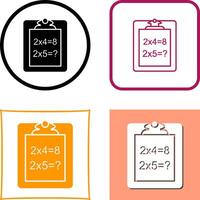 Unique Solving Question Icon Design vector