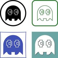 Unique Game Character Icon Design vector