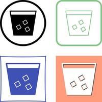 Unique Double Shot Icon Design vector