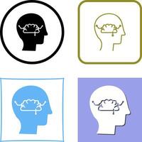 Thinking Icon Design vector