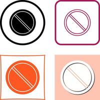 Prohibited Icon Design vector