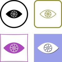 Unique Eye Icon Design vector