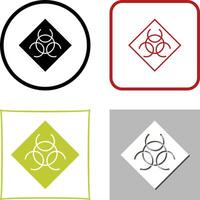 Biological Hazard Icon Design vector