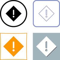 Warning Icon Design vector