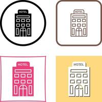 diseño de icono de hotel vector