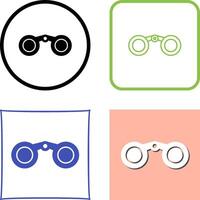 Binoculars Icon Design vector