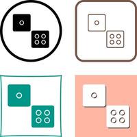 Dice Icon Design vector