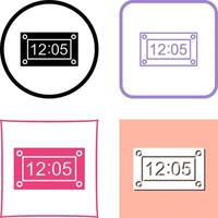 Unique Timer Icon Design vector