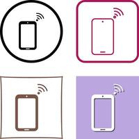 Unique Connected Device Icon Design vector