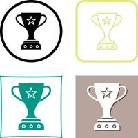 Unique Winner Icon Design vector