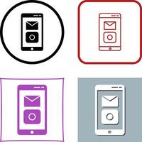 Unique Mobile Applications Icon Design vector