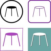 Unique Stool Icon Design vector