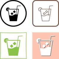 Unique Whiskey Sour Icon Design vector