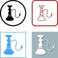 Unique Hookah Icon Design vector