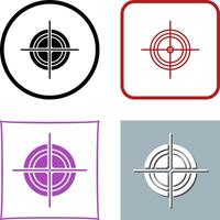 Unique Target Icon Design vector