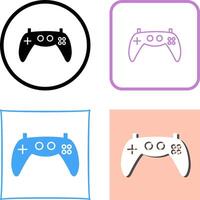 único juego de azar consola icono diseño vector