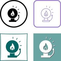 Unique Fire Alert Icon Design vector