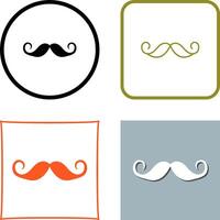 diseño de icono de bigote vector