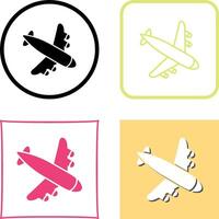 Landing Airplane Icon Design vector