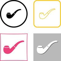 Smoking Pipe Icon Design vector