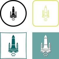 Space Shuttle Icon Design vector