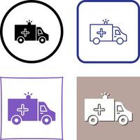 Ambulance Icon Design vector