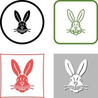 Rabbit Icon Design vector